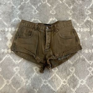 Olive Green Shorts